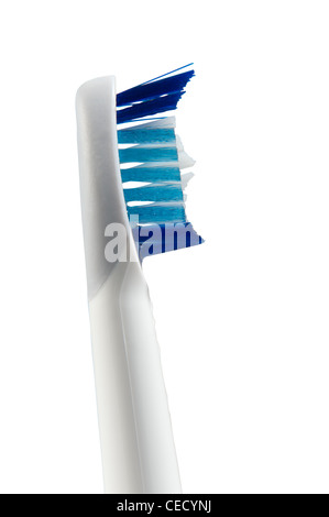 Brosse à dent isolé sur fond blanc avec clipping path Banque D'Images