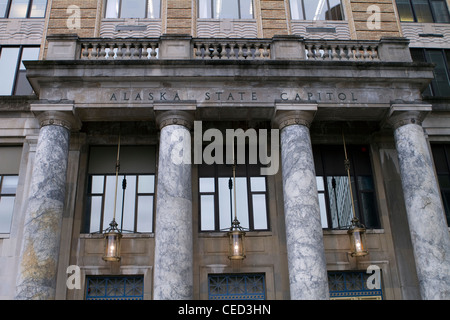 State Capitol Building, Juneau, Alaska, USA Banque D'Images