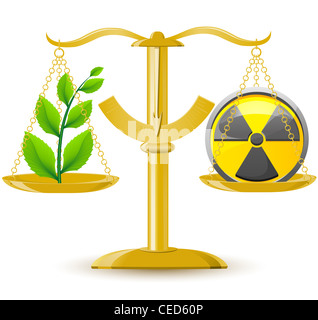 Illustration de l'environnement choix des échelles Banque D'Images