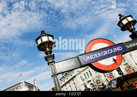 La station de métro, Regent Street, Piccadilly Circus, Grand Londres, Londres, Angleterre, Royaume-Uni, Europe Banque D'Images