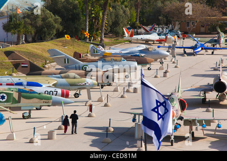 Israël, le Néguev, être-er Sheva, de l'air israélienne, Musée israélien Hatzerim Air Force Base Banque D'Images