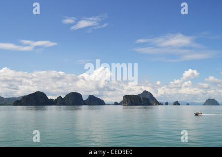 Îles de la baie de Pang Nga, Thaïlande, Asie du Sud, Asie Banque D'Images