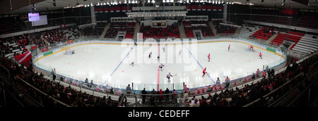Panorama de hockey stadium Banque D'Images