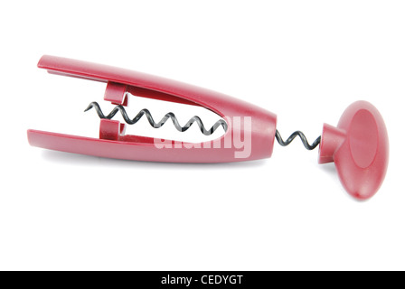 Ouvre-bouteille de vin tire-bouchon Banque D'Images