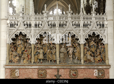 Amiens, Cathédrale Notre-Dame Banque D'Images