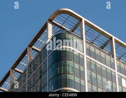 Citigroup Center (CCG1) Capacités au 33 Canada Square par Norman Foster, 1999, Canary Wharf, les Docklands, London, Royaume-Uni Banque D'Images