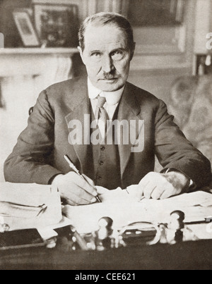 Andrew Bonar Law, aka Bonar, 1858 - 1923. Naissance du parti conservateur britannique, homme d'État et Premier ministre. Banque D'Images