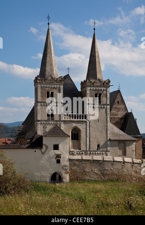 Spišská Kapitula (deutsch Zipser Chapitre, ungarisch Szepeshely Martinskathedrale), oberes Tor und, Wehrmauer von Westen Banque D'Images