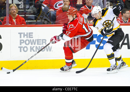 NHL player profile photo on Carolina Hurricanes' Eric Staal during a recent  game in Calgary, Alberta. The Canadian Press Images/Larry MacDougal  (Canadian Press via AP Images Stock Photo - Alamy
