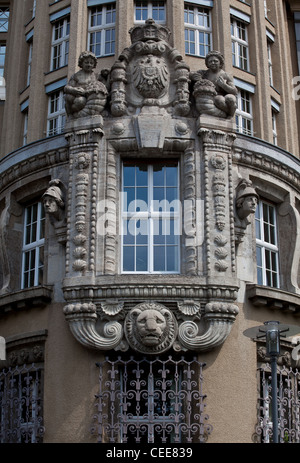 Leipzig, la Deutsche Nationalbibliothek Banque D'Images