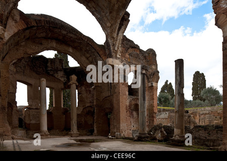 Hadriansvilla, Tivoli, la Villa Adriana, 118 bis 134 n. Chr. Banque D'Images