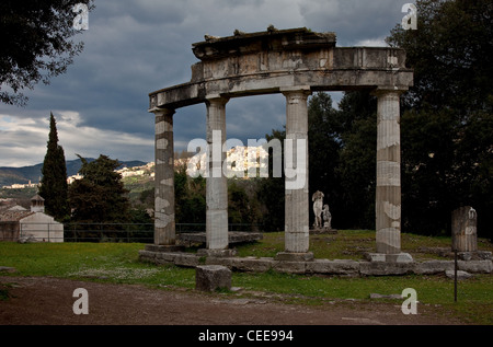 Hadriansvilla, Tivoli, la Villa Adriana, 118 bis 134 n. Chr. Banque D'Images