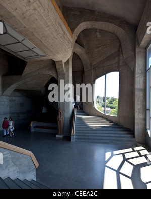 Dornach, le Goetheanum, Sitz der Allgemeinen Anthroposophischen Gesellschaft, Haupttreppenhaus Terrassenebene Baubeginn, 1925 Banque D'Images
