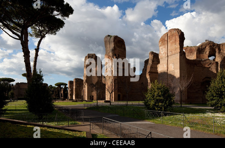 Rom, Caracalla Thermen, Thermae Antoninianae Banque D'Images