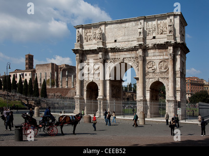 Konstantinsbogen Rom, Banque D'Images