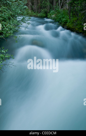 La rivière Lostine dans l'Eagle Cap nature sauvage dans la forêt nationale dans le nord-est de Wallowa-Whitman Oregon Banque D'Images