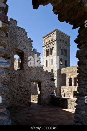 Sant Pere de Rodes, Kloster Banque D'Images