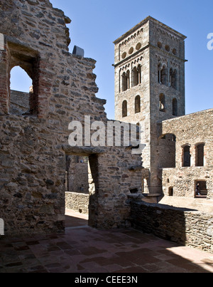 Sant Pere de Rodes, Kloster Banque D'Images