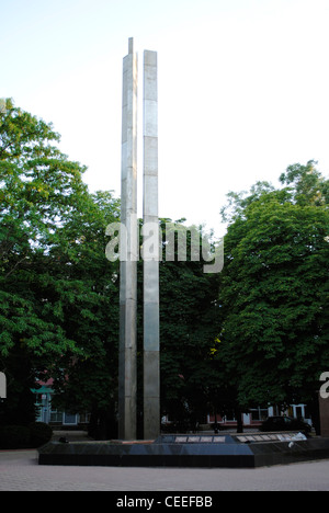 L'Ukraine. République autonome de Crimée. Théodosie. Monument à la mémoire des victimes de la Seconde Guerre mondiale. Banque D'Images