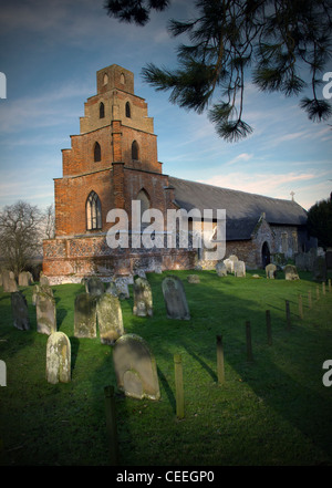 L'église St Mary st burgh peter norfolk uk Banque D'Images