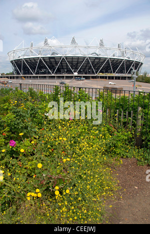 Jeux Olympiques de Londres 2011 site en construction, Banque D'Images