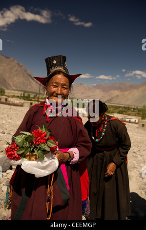 Le mode de vie des gens de l'himalaya Ladakh Inde Banque D'Images