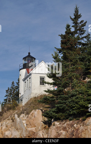 Bass Harbor Head Light, l'Acadia National Park, Maine, USA Banque D'Images