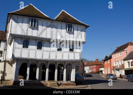 Le centre-ville de thaxted hiver guildhall essex england uk go Banque D'Images