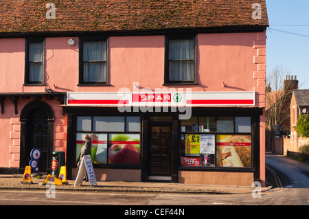 Le magasin Spar magasin à long Melford, Suffolk , Angleterre , Angleterre , Royaume-Uni Banque D'Images