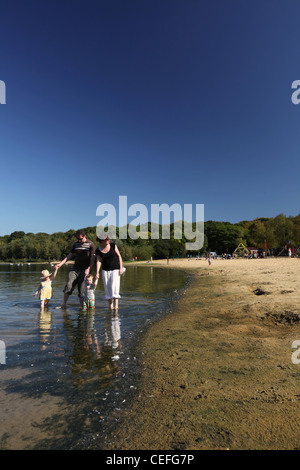 Une vue de Ruislip Lido, Middlesex un jour d'été Banque D'Images