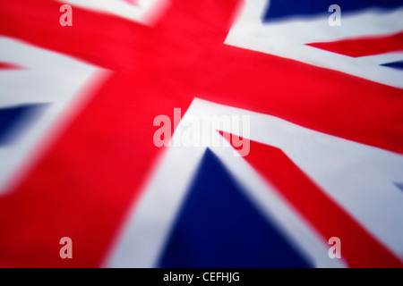 UK drapeau, drapeau britannique, l'Union Jack. Banque D'Images