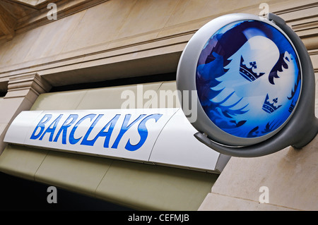 Barclays Bank, au Royaume-Uni. Banque D'Images