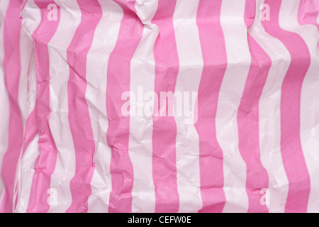 Sac sweet candy stripe Retro abstract background Banque D'Images
