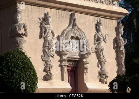 Temple Wat Phra Singh, Chiang Mai Thaïlande Banque D'Images