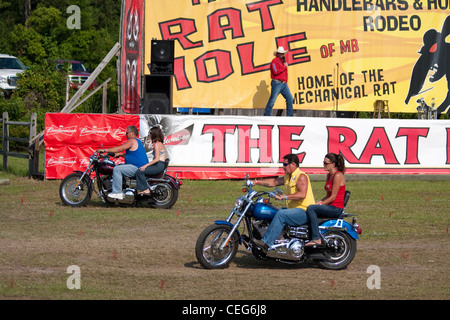 Au cours du rodéo moto bike week à Myrtle Beach en Caroline du Sud USA Banque D'Images