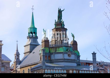 Notre Dame de Bon Secours Chapelle, Montréal, Canada Banque D'Images