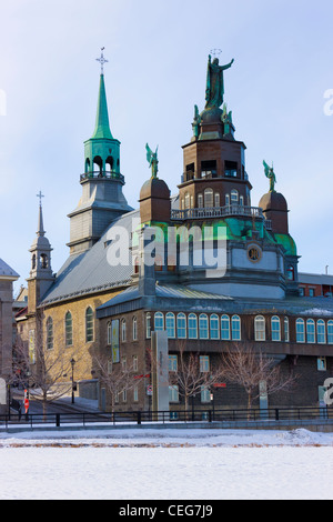 Notre Dame de Bon Secours Chapelle, Montréal, Canada Banque D'Images