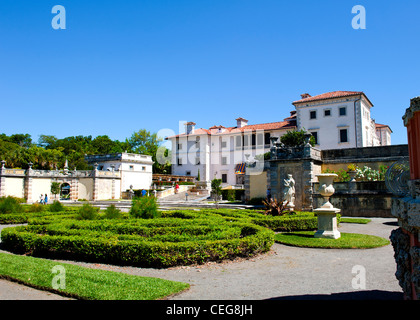 Hôtel particulier au musée Vizcaya Banque D'Images