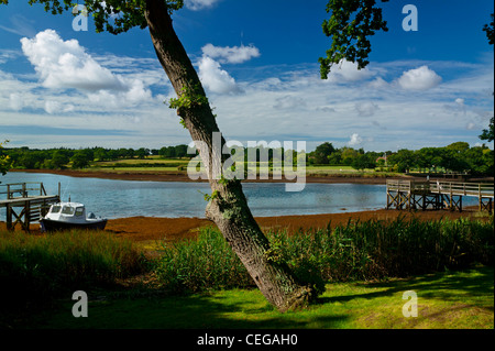 Beaulieu's River, le parc national New Forest, Hampshire, Royaume-Uni Banque D'Images