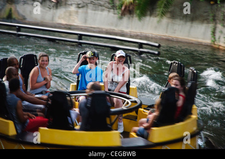 Busch Gardens Tampa Florida congo river rapids Banque D'Images