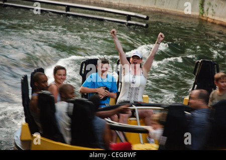 Busch Gardens Tampa Florida congo river rapids Banque D'Images