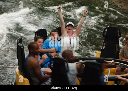 Busch Gardens Tampa Florida congo river rapids Banque D'Images