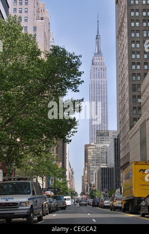 Empire State Building, New York City Banque D'Images