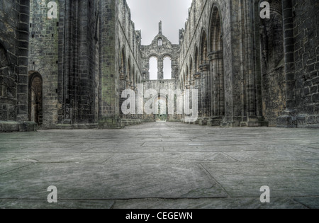 Kirkstall Abbey à Leeds Banque D'Images