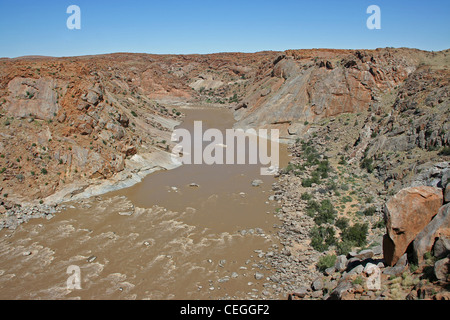 Oranje River à Augrabies Banque D'Images