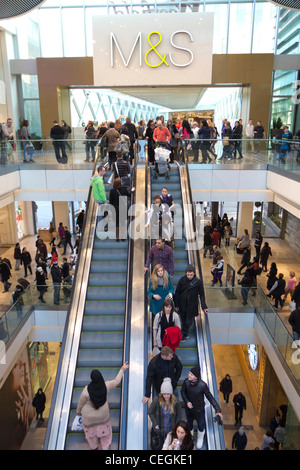 Westfield Stratford City Shopping Centre - Stratford - Londres Banque D'Images