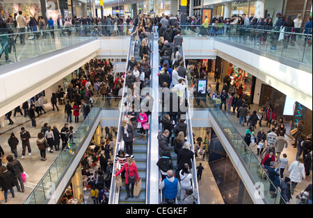 Westfield Stratford City Shopping Centre - Stratford - Londres Banque D'Images