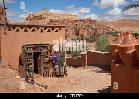 L'ancienne ville de Ait Benhaddou Maroc Banque D'Images