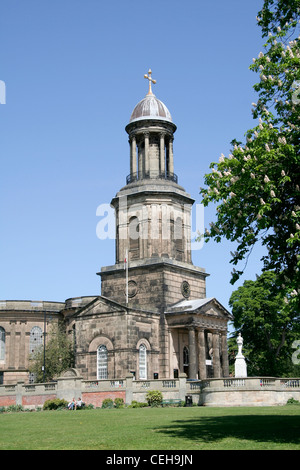 L'église St Chads ronde Shrewsbury Shropshire England UK Banque D'Images