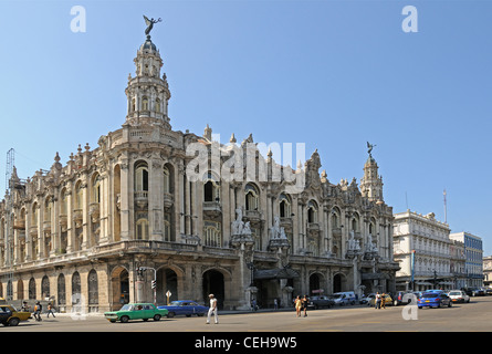 Grand Théâtre de La Havane en vieille ville de La Havane, La Havane, capitale de La Havane, Cuba, Caraïbes Banque D'Images